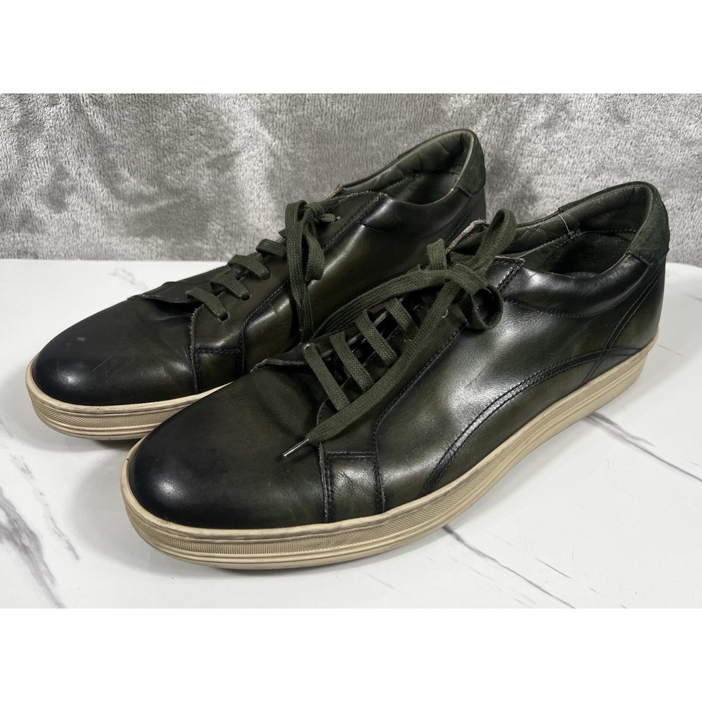 Antonio Maurizi casual Shoes‎ MD in Italy Lace Up Mens 11 US leather green